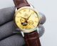 Super Replica Omega De Ville Black Dial Black Leather Strap Yellow Gold Bezel 39mm (8)_th.jpg